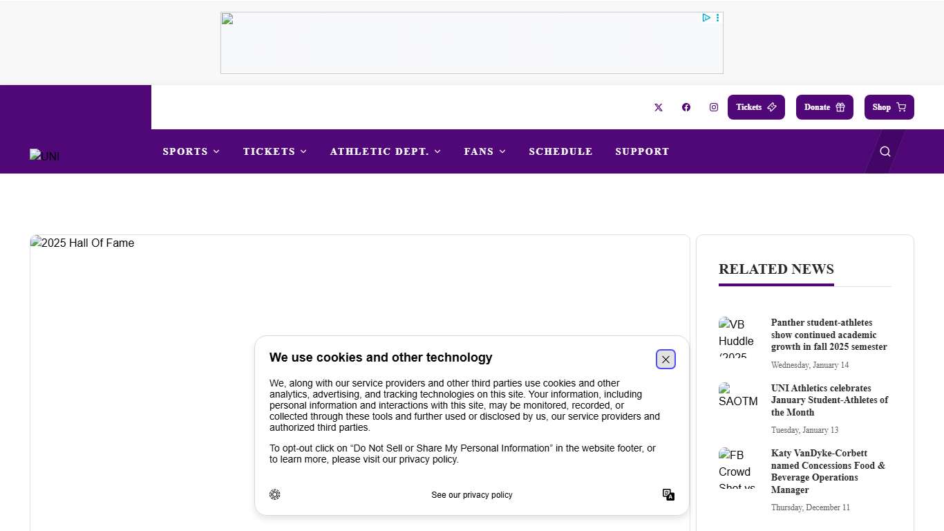 UNI unveils Athletic Hall of Fame Class of 2025 - UNI Athletics